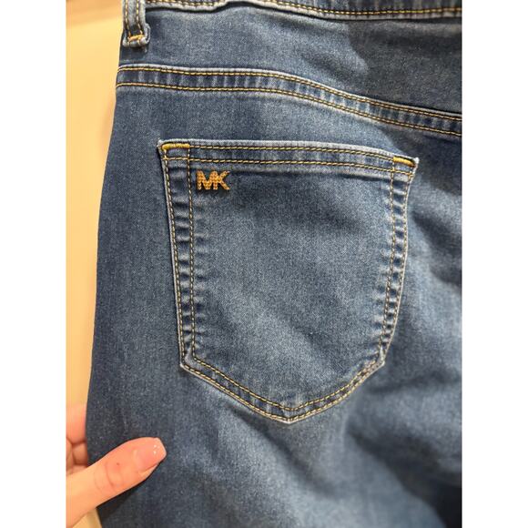 Michael Kors Women's Selma Skinny Jeans Medium Wash Size 12 - Picture 7 of 8